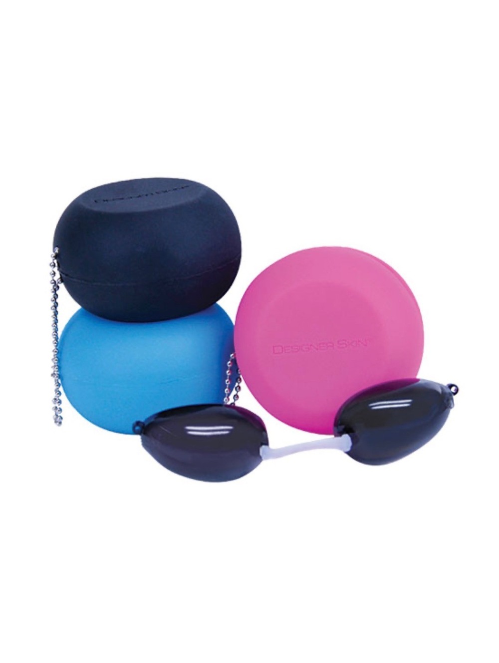Glamour Eyes Designer Skin Tanning Goggles Sold in 10 Pack, Random Case Colors
